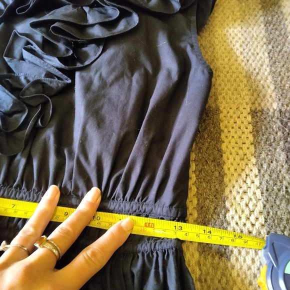 Ulla Johnson Women's Iliana Dress in Noir Ruffle Detail Mini - Picture 6 of 7